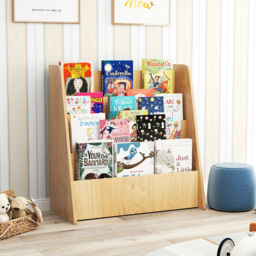 Costway 4 Tier Natural Kids Bookshelf - Size: 4 Shelf - n/a - Wilko - thumbnail 4