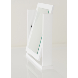 Seconique Nevada 4 Drawer Gloss White Dressing Table Set with Mirror - Size: 40 x 100 x 77cm - Wilko - thumbnail 5