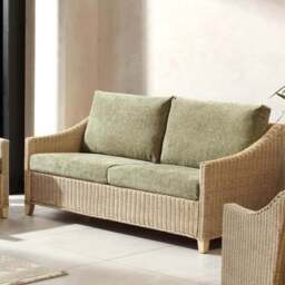 Desser Furniture Dijon 3 Seater Jubilee Sage Sofa - Cream - Wilko