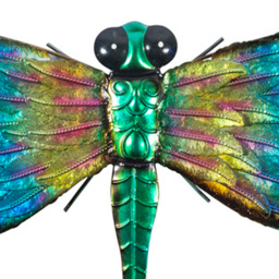 St Helens Multicolour Metal Dragonfly Garden Wall Ornament - Wilko - thumbnail 4