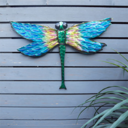 St Helens Multicolour Metal Dragonfly Garden Wall Ornament - Wilko - thumbnail 5