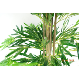 Botanik Natural Bamboo Artificial Tree in Pot 6ft - Size: 180 x 70 x 70cm - Green - Wilko - thumbnail 3