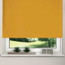 New EdgeBlinds Thermal Blackout Roller Blinds Ochre 180cm - Size: W 180cm x D 165cm - Yellow - New Edge Blinds - Wilko - thumbnail 4