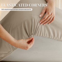 Sweet Dreams Alpine Super King Size Beige Faux Fur Fitted Sheet - Wilko - thumbnail 5