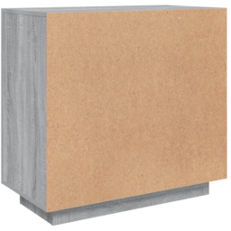 vidaXL 2 Door Grey Sonoma Sideboard - Size: 75 x 80 x 40cm - Wilko - thumbnail 7