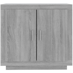 vidaXL 2 Door Grey Sonoma Sideboard - Size: 75 x 80 x 40cm - Wilko - thumbnail 6