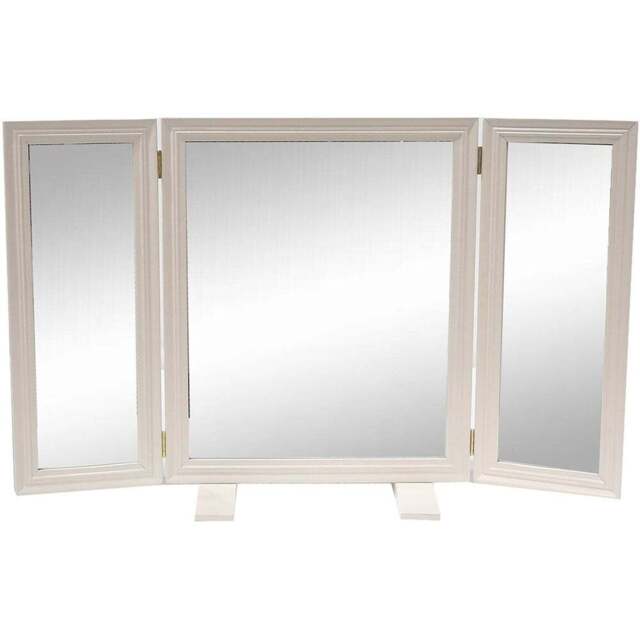 Stone Effect Dressing Table Mirror Cream - Wilko