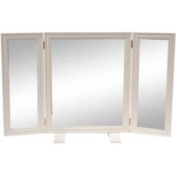 Stone Effect Dressing Table Mirror Cream - Wilko