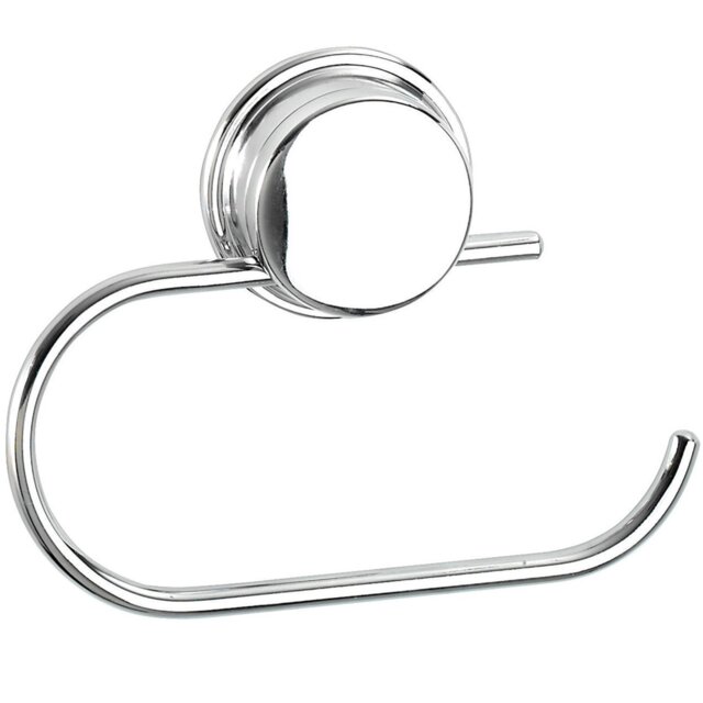 Peel & Fix Steel Toilet Roll Holder - Size: 16 x 12 x 2cm - Wilko - image 1