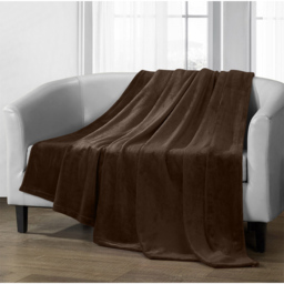 Velosso Chocolate Mink Throw 150 x 200cm - Size: 150 x 200 x 1cm - Wilko - thumbnail 3