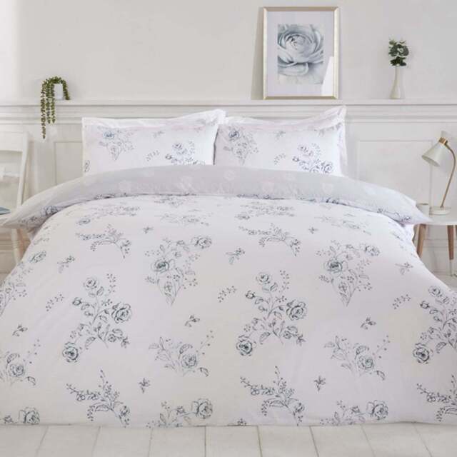 Rapport Home PH Sadie Super King Royal Blue Duvet Set - Wilko - image 1