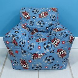 Kaikoo Blue Goal Print Funzee Bean Bag Chair - Wilko