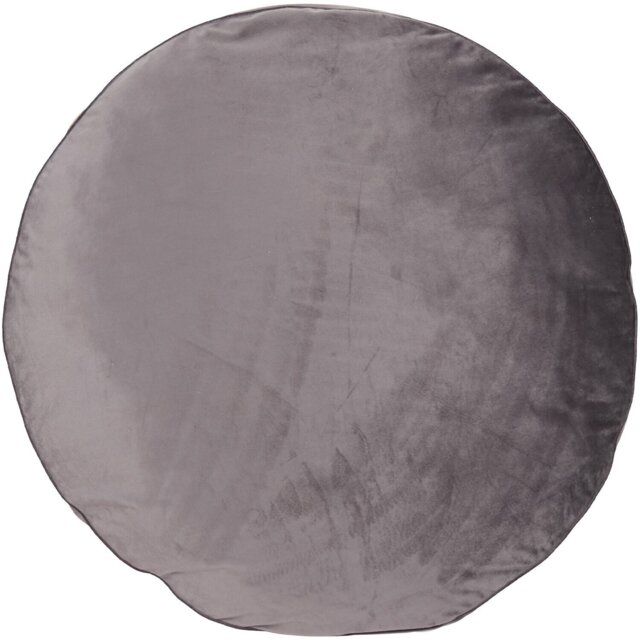 Madison Velvet Floor Cushion - Charcoal - Wilko - image 1