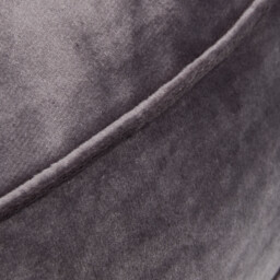 Madison Velvet Floor Cushion - Charcoal - Wilko - thumbnail 3