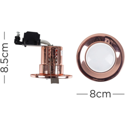 ValueLights Copper Warm White LED Ceiling Downlight 6 Pack - Orange - Wilko - thumbnail 5