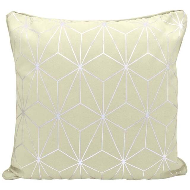 Velosso Moreno Latte Filled Cushion 43 x 43cm 2 Pack - Cream - Wilko - image 1