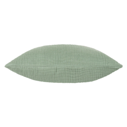 Yard Lark Eucalyptus Muslin Cotton Cushion - Size: 45 x 45 cm - Green - Yard Living - Wilko - thumbnail 5