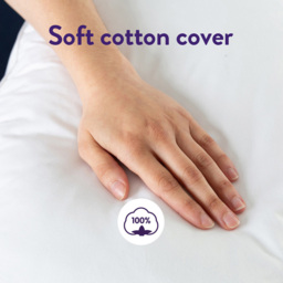 Slumberdown White Box Edge Pillow - Size: Single - Wilko - thumbnail 7