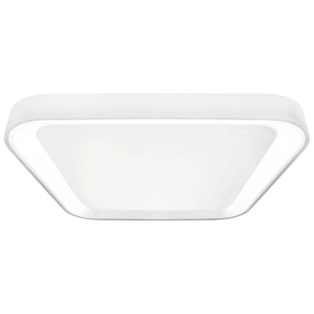 Milagro Quadro White Ceiling Lamp 230V - Size: 40 x 40 x 7cm - Wilko - image 1