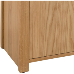 Julian Bowen Curve 3 Drawer 3 Door Oak Sideboard - Wood - Wilko - thumbnail 6