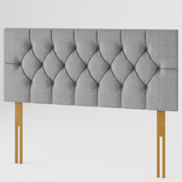 Aspire Furniture Olivier King Size Grey Eire Linen Headboard - Aspire Beds - Wilko - thumbnail 3