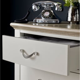 Bentley Designs Montreux 6 Drawer Grey Washed Oak and Soft Grey Wide Chest of Drawers - Wilko - thumbnail 6