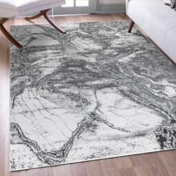 Sunset Marble Rug - Grey - Wilko - thumbnail 2