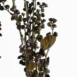 Leaf Dark Berry Stem Artificial Stem 85cm 6 Pack - Size: 85 x 10 x 10cm - Purple - Wilko - thumbnail 4
