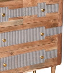 Brooklyn Wilton 4 Drawer Acacia Wood Chest of Drawers - Brown - Wilko - thumbnail 6