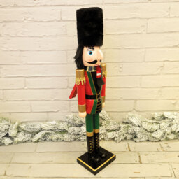 St Helens Red and Green Christmas Nutcracker - Size: 9 x 13 x 60cm - Multi - Wilko - thumbnail 5