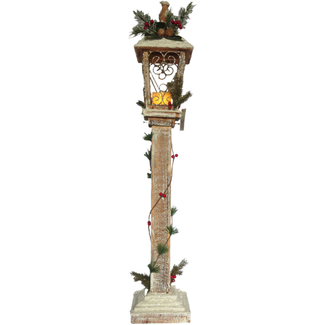 Flicker Candle Snowy Lantern - Multicolour - Sleigh Bells Ring - Wilko - image 1
