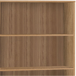 Julian Bowen Padstow 2 Door 3 Shelf Oak Tall Bookcase - Brown - Wilko - thumbnail 7