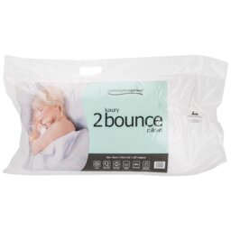 Comfortableoptions Luxury Bounce Pillows 2 Pack - White - Wilko - thumbnail 1