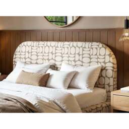 Flair Alba Double Beige Jacquard Pattern Chenille Lift-Up Ottoman Bed - Wilko - thumbnail 3