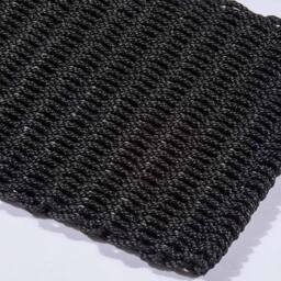 Esselle Home Didsbury Charcoal Braided Doormat 45 x 75cm - Grey - Wilko - thumbnail 3