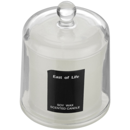 Living and Home English Pearl and Freesia Soy Wax Scented Candle - Size: 12x9x9cm - White - Wilko - thumbnail 4