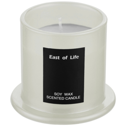Living and Home English Pearl and Freesia Soy Wax Scented Candle - Size: 12x9x9cm - White - Wilko - thumbnail 6