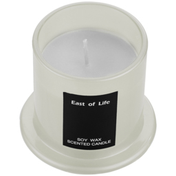 Living and Home English Pearl and Freesia Soy Wax Scented Candle - Size: 12x9x9cm - White - Wilko - thumbnail 7