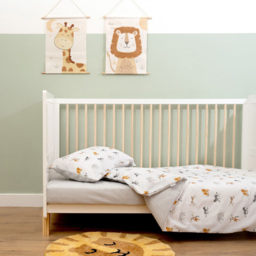 Clair de Lune Baby Jungle Dreams Cot Bedding Set - Size: 0.5 x 110 x 140cm - Multi - Wilko - thumbnail 3