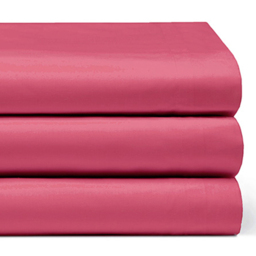 Serene Super King Red Flat Bed Sheet - Wilko - thumbnail 3