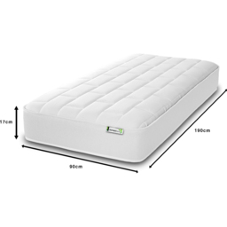 Starlight Beds Deep Single White Big Brick Memory Foam and Spring Mattress - Wilko - thumbnail 6