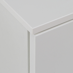 Florence Sienna Single Door 4 Drawer White High Gloss Cabinet - Furniture To Go - Wilko - thumbnail 6