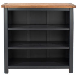 Core Products Dunkeld 3 Shelf Midnight Blue Low Bookcase - Wilko - thumbnail 4