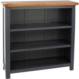 Core Products Dunkeld 3 Shelf Midnight Blue Low Bookcase - Wilko - thumbnail 5
