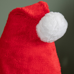 Samuel Alexander Red and White Soft Traditional Christmas Santa Hat - Size: 30 x 43.2 x 7cm - Red / White - Wilko - thumbnail 7