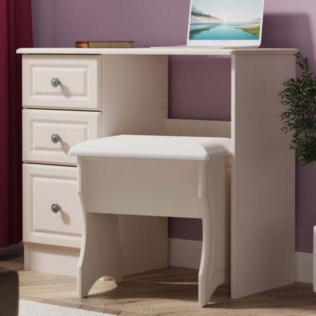Crowndale Pembroke 3 Drawer Kashmir Ash Vanity Dressing Table Ready Assembled - Size: 80 x 93 x 40cm - Wilko - image 1