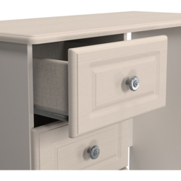 Crowndale Pembroke 3 Drawer Kashmir Ash Vanity Dressing Table Ready Assembled - Size: 80 x 93 x 40cm - Wilko - thumbnail 7