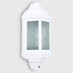 ValueLights Kayleigh White Outdoor Wall Lantern with PIR Motion Sensor - Size: 36 x 18 x 9.5cm - Wilko - thumbnail 5