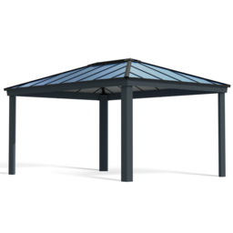 Palram Canopia Dallas 3.6 x 4.8m Grey Gazebo - Size: 207.5 x 360 x 483cm - Wilko - thumbnail 3