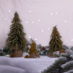 St Helens Gold Finish Decorative Christmas Tree 20cm - Size: 200 x 120 x 120cm - Green - Wilko - thumbnail 6